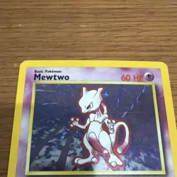 Mewtwo Base Set 10/102 - Unlimited Holo Rare Card - Pokemon Card TCG - LP - Image 2