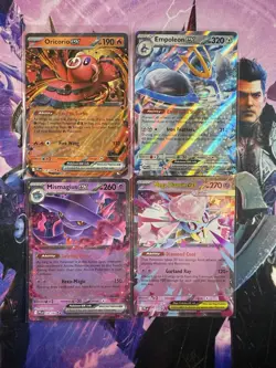 Pokemon TCG English Phantasmal Flames EX RR Holo Card Set Lot Of 4 | NM - Image 1