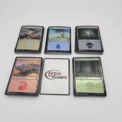 100 FOIL Magic the Gathering Foil Basic Land Cards Lot - 20 of each - MTG FTG - Image 2