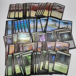 100 FOIL Magic the Gathering Foil Basic Land Cards Lot - 20 of each - MTG FTG - Image 3