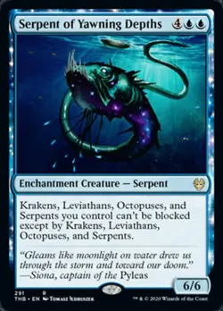 MTG SERPENT OF YAWNING DEPTHS EXC SERPE DEGLI ABISSI SCONFINATI THB X EN - Image 1