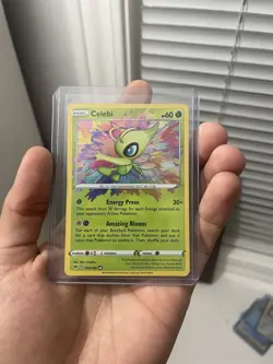 Pokemon TCG Celebi Vivid Voltage Holo Card 009/185 Amazing Rare - Image 1