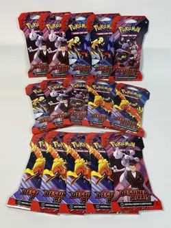 Pokemon TCG Scarlet & Violet: Destined Rivals, 15X Sleeved Booster, Sealed 820650805004 - Image 1