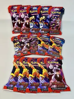 Pokemon TCG Scarlet & Violet: Destined Rivals, 15X Sleeved Booster, Sealed 820650805004 - Image 2
