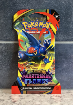 Pokemon Mega Evolution Phantasmal Flames Sleeved Booster Packs 4 Total as shown - Image 2