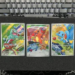 Pokemon First Partner Illustration Collection Series 1 Kanto Gen 1 Starters - Image 1
