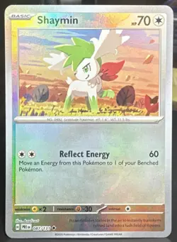 Pokemon TCG Shaymin (Master Ball Pattern) 087/131 Sv: Prismatic Evolutions Holo - Image 1