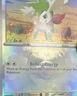 Pokemon TCG Shaymin (Master Ball Pattern) 087/131 Sv: Prismatic Evolutions Holo - Image 2