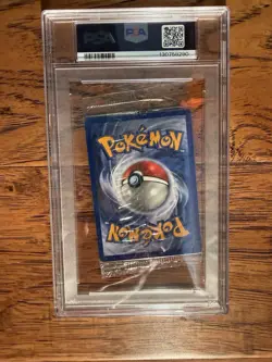 1999 Pokemon Machamp Base Holo 1st Edition Cello Pack PSA 6 Graded Sealed 8/102 - Image 2