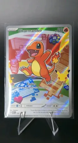 Pokemon 30th Anniversary Kanto Starters Promo Set Bulbasaur Charmander Squirtle - Image 3