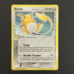 Pokemon TCG Raichu 15/110 EX Holon Phantoms Holo Rare - NM W/ Print Line - Image 1