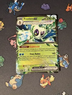 Pokemon Cards Froslass ex 003/182 Ultra Rare Paradox Rift - (NM) #2 - Image 1