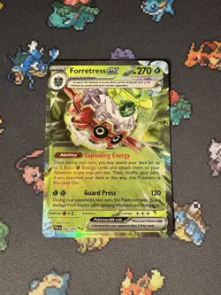 Pokemon Cards Forretress ex 002/091 Ultra Rare Paldean Fates - (NM) #2 - Image 1