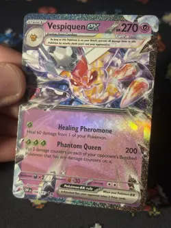 Pokemon Cards Vespiquen ex 096/197 Ultra Rare Obsidian Flames - (NM) - Image 2