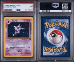 Haunter 6/62 PSA 7 Fossil Holo Rare Unlimited 1999 Pokemon - Image 3