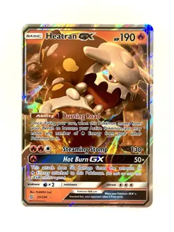Heatran GX - 25/236 Sun & Moon Unified Minds Ultra Rare Pokemon TCG - Image 1