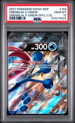 2021 POKEMON SWSH GRENINJA V-UNION SPECIAL COLLECTION GRENINJA V-UNION PSA 10 - Image 1