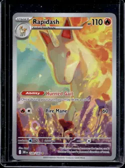 2025 Pokemon Destined Rivals Rapidash #189/182 - Image 1