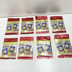 Pokemon Action Flipz Packs- 1999 Sealed (8 Packs!!!!) - Image 1