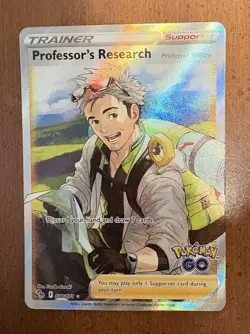 Professor's Research 78/78 - Ultra Rare Holo Pokemon TCG Pokemon Go - Image 1