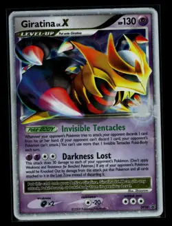 Giratina Lv.X #DP38 Holo 2009 Pokemon Diamond & Pearl Black Star Promo MP - Image 1