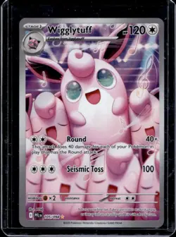 2025 Pokemon Phantasmal Flames Wigglytuff Illustration Rare #105/094 - Image 1