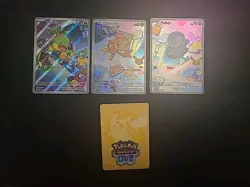 Pokemon First Partner Illustration Rare Turtwig Chimchar Piplup 30th Anniversary - Image 1