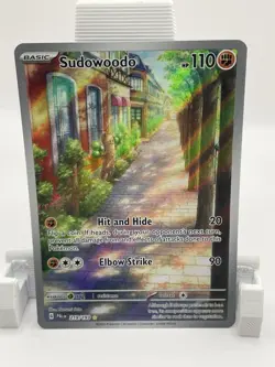 Pokemon Sudowoodo Illustration Rare 219/193 Sv02: Paldea Evolved Holo 110 HP - Image 1