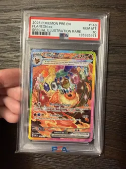 2025 Pokemon SV Prismatic Flareon ex Special Illustration Rare #146/131 PSA 10 - Image 2