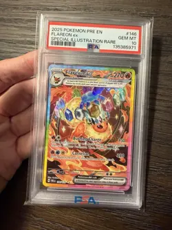 2025 Pokemon SV Prismatic Flareon ex Special Illustration Rare #146/131 PSA 10 - Image 3
