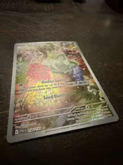 Pokemon TCG Sprigatito Illustration Rare Scarlet & Violet Paldea Evolved - Image 3