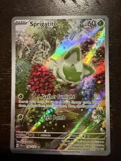 Pokemon TCG Sprigatito Illustration Rare Scarlet & Violet Paldea Evolved - Image 4