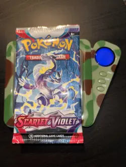 22.0g HEAVY Pokemon TCG: SCARLET and VIOLET Booster Pack New Box Brk Moridon - Image 1