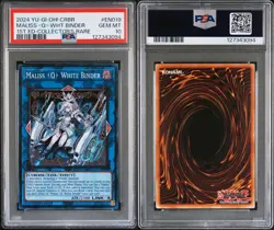PSA 10 Maliss Q White Binder 1st Edition Collector's Rare Yu-Gi-Oh! Graded Slab - Image 4