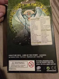 Konami Yu-Gi-Oh! TCG Structure Deck Lord of the Storm 1st Edition Sealed English - Image 2