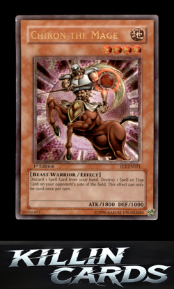 1st Edition Chiron the Mage (UTR) FET-EN021 Ultimate Rare Flaming Eternity YuGiO - Image 1
