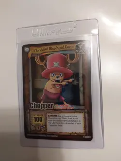 Bandai One Piece CCG Card Chopper The Skilled Blue-Nosed Doctor Holo - Image 1