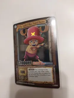 Bandai One Piece CCG Card Chopper The Skilled Blue-Nosed Doctor Holo - Image 2