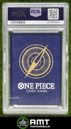 Monkey D. Luffy PSA 10 2025 One Piece OP13 English Wanted Alternate Art 5861 - Image 2