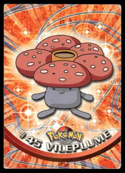Pokemon Cards Vileplume #45 Topps Trading Cards Series 1 MP *1 - Image 1