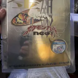 Pokemon Japanese Neo Genesis Premium File Folder #1 - with 9 Cards ~ Nintendo - Image 3