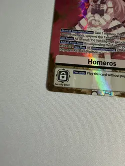 Digimon Card Game Homeros BT24-102 Time Stranger SEC Foil NM - Image 5