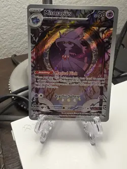 Pokemon TCG Mismagius 212/193 SV02: Paldea Evolved Illustration Rare Card NM - Image 1