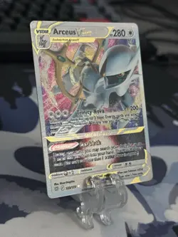 Arceus VSTAR 123/172 Miscellaneous Cards & Products Promo Holo Metal Card NM - Image 2