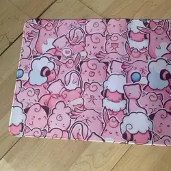 Pink Fairy Pokemon Rubber Playmat Play Mat For Tcg Trading Card Game Mouse Pad - Image 3