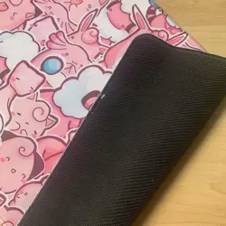 Pink Fairy Pokemon Rubber Playmat Play Mat For Tcg Trading Card Game Mouse Pad - Image 5
