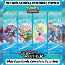 Pokemon Scarlet & Violet Journey Together Singles Common Uncommon Playset Cards - Image 1