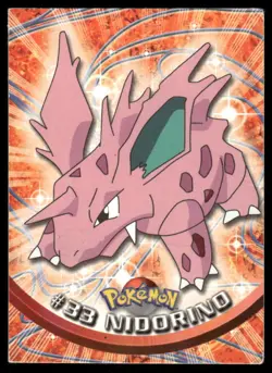 Pokemon Cards Nidorino #33 Topps Trading Cards Series 1 MP *2 - Image 1
