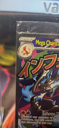 Pokemon TCG Mega-Charizard x EX Black Star Promo 023 Holo Card NM - Image 3