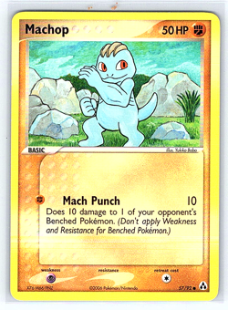 Machop 57/92 Legend Maker NM/LP Pokemon Card - Image 1